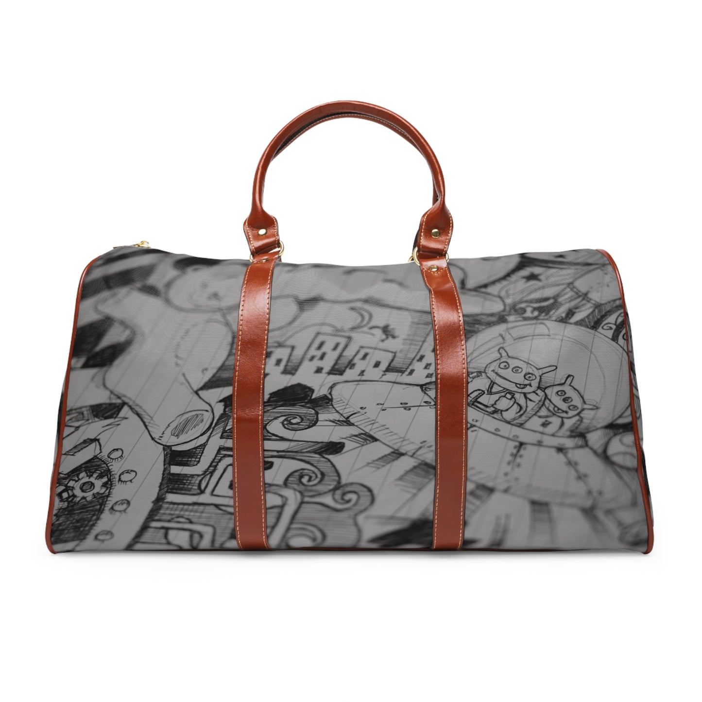 Sketched Travel Bag