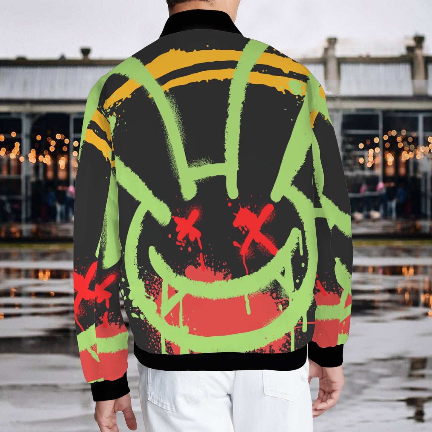 Smiley Bomber Jacket