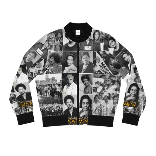 Black Women Of History Women's Bomber Jacket