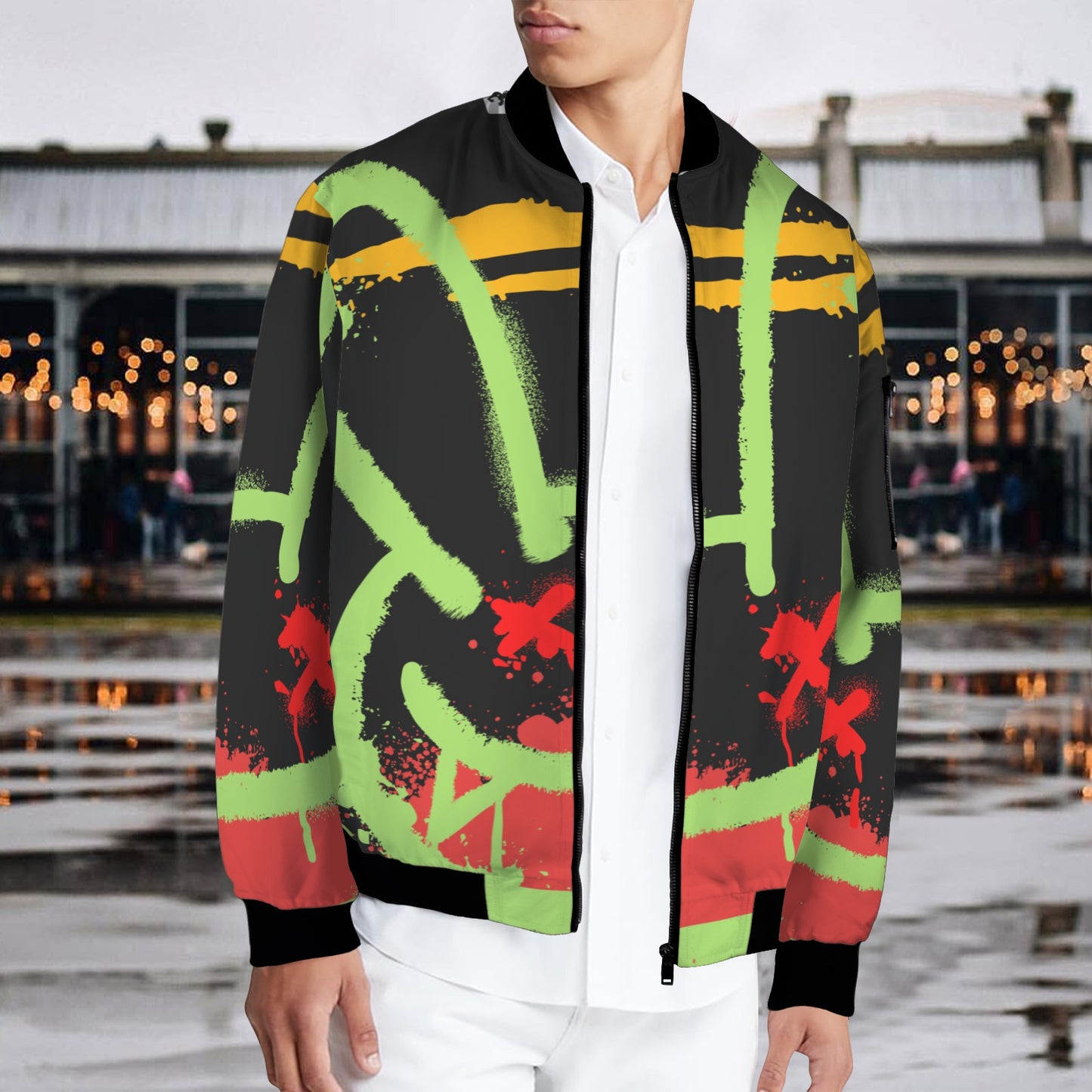 Smiley Bomber Jacket